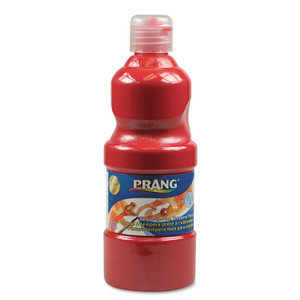 Washable Paint, Red, 16 Oz Dispenser-Cap Bottle - DIX10701