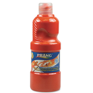 Washable Paint, Orange, 16 Oz Dispenser-Cap Bottle - DIX10702