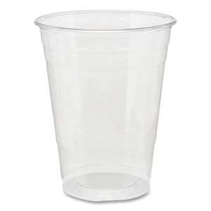 Clear Plastic Pete Cups, 16 Oz, 25/sleeve, 20 Sleeves/carton - DXECPET16DX