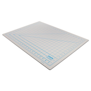 Self-Healing Cutting Mat, Nonslip Bottom, 1" Grid, 18 X 24, Gray - EPIX7762