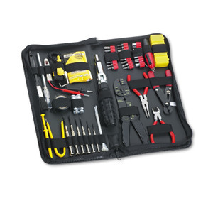 55-Piece Computer Tool Kit In Black Vinyl Zipper Case - FEL49106