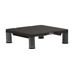 Standard Monitor Riser, 13.38" X 13.63" X 2" To 4", Graphite, Supports 60 Lbs - FEL9169301