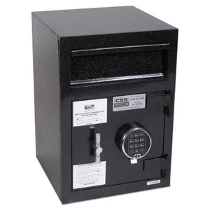 Depository Security Safe, 0.95 Cu Ft, 14 X 15.5 X 20, Black - FIRSB2014BLEL