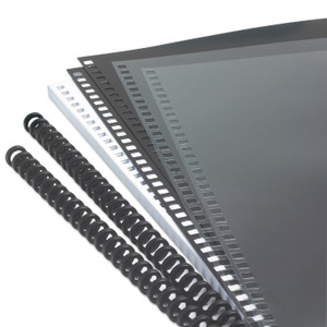 Instant Report Kit, 5/16" Capacity, Clear/black Cover, Black Spine - GBC2515665