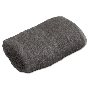 Industrial-Quality Steel Wool Hand Pads, #00 Very Fine, Steel Gray, 16 Pads/sleeve, 12/sleeves/carton - GMA117002