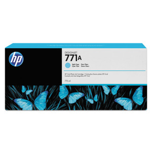 HP 771, (b6y20a) Light Cyan Original Ink Cartridge - HEWB6Y20A