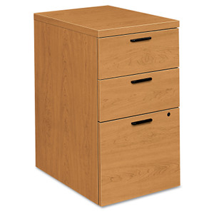 10500 Series Mobile Pedestal File, Left Or Right, 3-Drawers: Box/box/file, Legal/letter, Harvest, 15.75" X 22.75" X 28" - HON105102CC