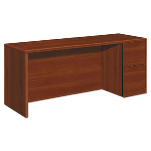 10700 Series Right Pedestal Credenza, 72w X 24d X 29.5h, Cognac - HON10707RCO