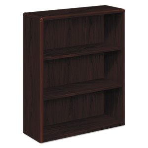 10700 Series Wood Bookcase, Three Shelf, 36w X 13 1/8d X 43 3/8h, Mahogany - HON10753NN