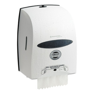 Sanitouch Hard Roll Towel Dispenser, 12.63 X 10.2 X 16.13, White - KCC09991