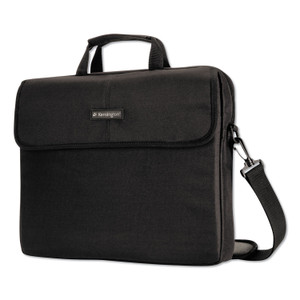 17" Simply Portable Padded Laptop Sleeve, Interior/exterior Pockets, Black - KMW62567