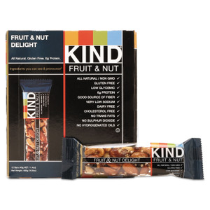 Fruit And Nut Bars, Fruit And Nut Delight, 1.4 Oz, 12/box - KND17824