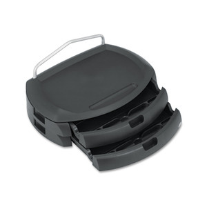 Lcd Monitor Stand, 18" X 12.5" X 5", Black, Supports 35 Lbs - KTKMS200B