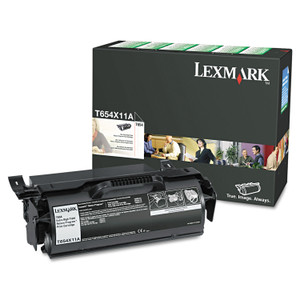 T654x11a Return Program Extra High-Yield Toner, 36,000 Page-Yield, Black - LEXT654X11A