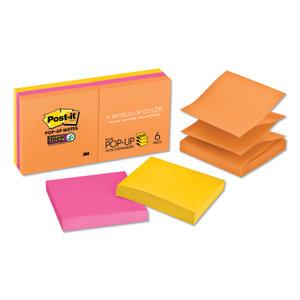 Pop-Up 3 X 3 Note Refill, Rio De Janeiro, 90 Notes/pad, 6 Pads/pack - MMMR3306SSUC