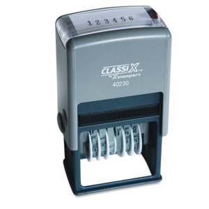 7520012074151 Skilcraft Self Inking Six-Digit Numbering System, Black - NSN2074151