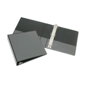 7510012835273 Skilcraft Round Ring View Binder, 3 Rings, 2" Capacity, 11 X 8.5, Black - NSN2835273