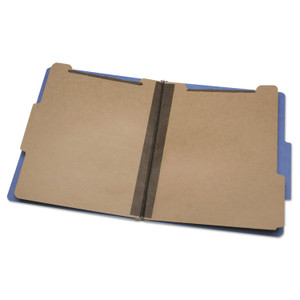 7530014181314 Skilcraft Classification Folder, 2 Dividers, Letter Size, Blue, 10/box - NSN4181314