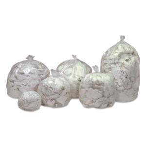 8105015171351, Skilcraft High Density Trash Can Liner, 10 Gal, 0.35 Mil, 24" X 23", Clear, 500/carton - NSN5171351