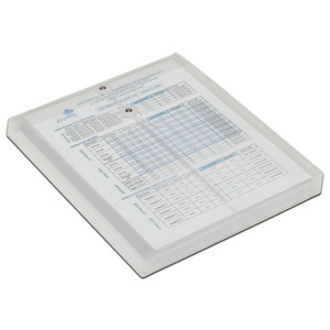 7530016618836 Poly String-Tie Top Loading Expansion Envelope, 1.25" Expansion, 1 Section, Letter Size, Clear, 5/pack - NSN6618836