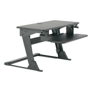 7110016810786 Skilcraft Desktop Sit-Stand Workstation, 35.4" X 23.2" X 6.2" To 20", Black - NSN6810786