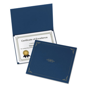Certificate Holder, 11 1/4 X 8 3/4, Dark Blue, 5/pack - OXF29900235BGD