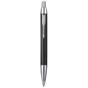 Im Ballpoint Pen, Retractable, Fine 0.5 Mm, Black Ink, Black/chrome Barrel - PAR1975553