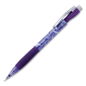 Icy Mechanical Pencil, 0.7 Mm, Hb (#2.5), Black Lead, Transparent Violet Barrel, Dozen - PENAL27TV