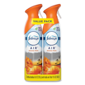 Air, Hawaiian Aloha, 8.8 Oz Aerosol Spray, 2/pack, 6 Packs/carton - PGC97794