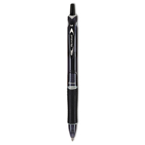 Acroball Colors Advanced Ink Ballpoint Pen, Retractable, Medium 1 Mm, Black Ink, Black Barrel - PIL31821