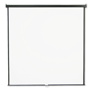 Wall Or Ceiling Projection Screen, 84 X 84, White Matte Finish - QRT684S