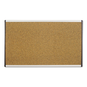 Arc Frame Cork Cubicle Board, 18 X 30, Tan, Aluminum Frame - QRTARCB3018