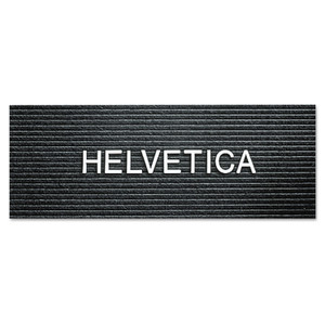 Character Sets, Pin, White, 1"h, 144/set - QRTF1