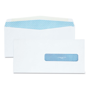 Security Tinted Insurance Claim Form Envelope, Commercial Flap, Gummed Closure, 4.5 X 9.5, White, 500/box - QUA21432