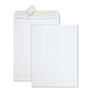 Redi-Strip Catalog Envelope, #10 1/2, Cheese Blade Flap, Redi-Strip Closure, 9 X 12, White, 100/box - QUA44582