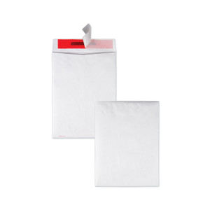 Tamper-Indicating Mailers Made With Tyvek, #10 1/2, Redi-Strip Closure, 9 X 12, White, 100/box - QUAR2400