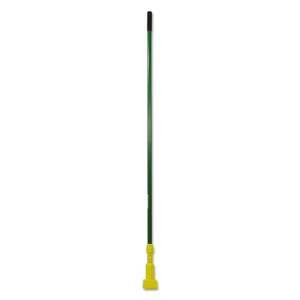 Gripper Fiberglass Mop Handle, 60", Green/yellow - RCPH246GRE