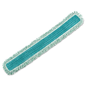 Hygen Dust Mop Heads With Fringe, Green, 48", Microfiber - RCPQ449