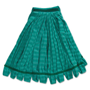 Tube Mop, Microfiber, Green, Medium, 5-In Green Headband - RCPT85206GRE