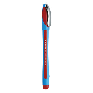 Slider Memo Xb Ballpoint Pen, Stick, Extra-Bold 1.4 Mm, Red Ink, Blue/red Barrel, 10/box - RED150202