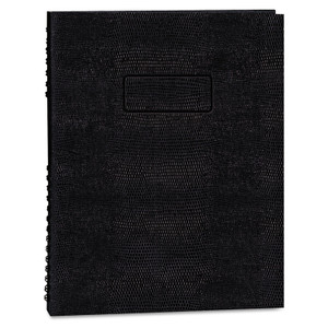 Ecologix Notepro Executive Notebook, 1 Subject, Medium/college Rule, Black Cover, 11 X 8.5, 100 Sheets - REDA10200EBLK
