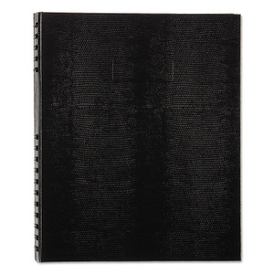 NotePro Notebook, 1 Subject, Medium/College Rule, Black Cover, 11 x 8.5, 150 Sheets - REDA10300BLK