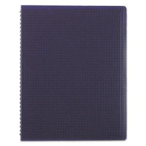 Duraflex Poly Notebook, 1 Subject, Medium/college Rule, Blue Cover, 11 X 8.5, 80 Sheets - REDB4182