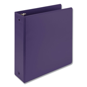 Earth's Choice Biobased Economy Round Ring View Binders, 3 Rings, 3" Capacity, 11 X 8.5, Purple - SAM17388