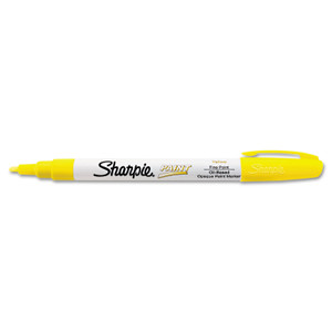 Permanent Paint Marker, Fine Bullet Tip, Yellow - SAN35539