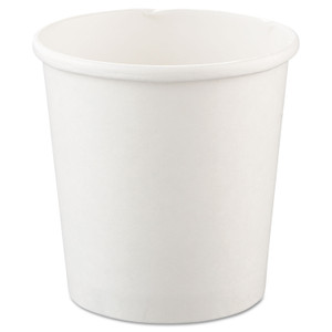 Flexstyle Double Poly Paper Containers, 16 Oz, White, 25/pack, 20 Packs/carton - SCCH4165U