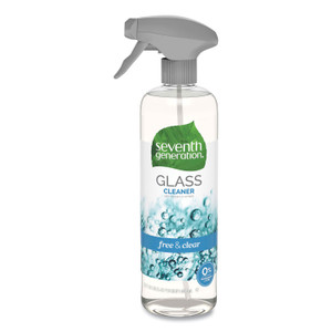 Natural Glass And Surface Cleaner, Free And Clear/unscented, 23 Oz Trigger Spray Bottle, 8/carton - SEV44711CT