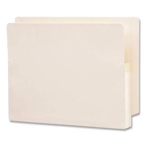 Manila End Tab File Pockets, 1.75" Expansion, Letter Size, Manila, 25/box - SMD75114