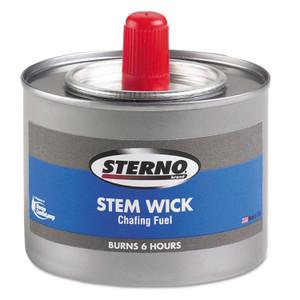 Chafing Fuel Can With Stem Wick, Methanol,1.89g, Six-Hour Burn, 24/carton - STE10102