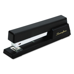 Premium Commercial Full Strip Stapler, 20-Sheet Capacity, Black - SWI76701